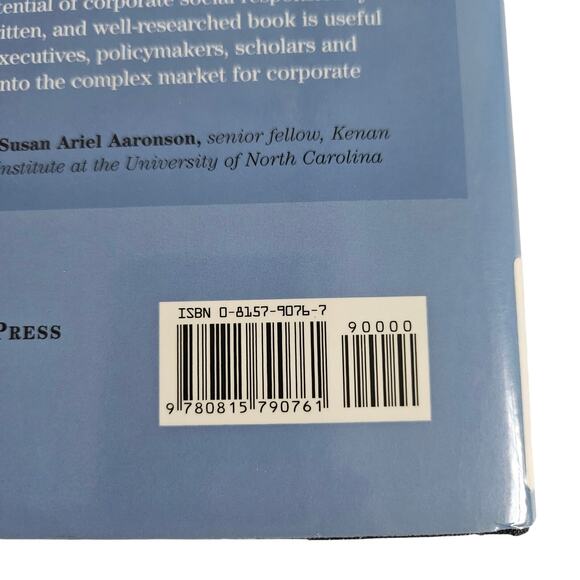 The Market For Virtue By David Vogel Hardcover Book Corporate Social Business - Picture 4 of 6